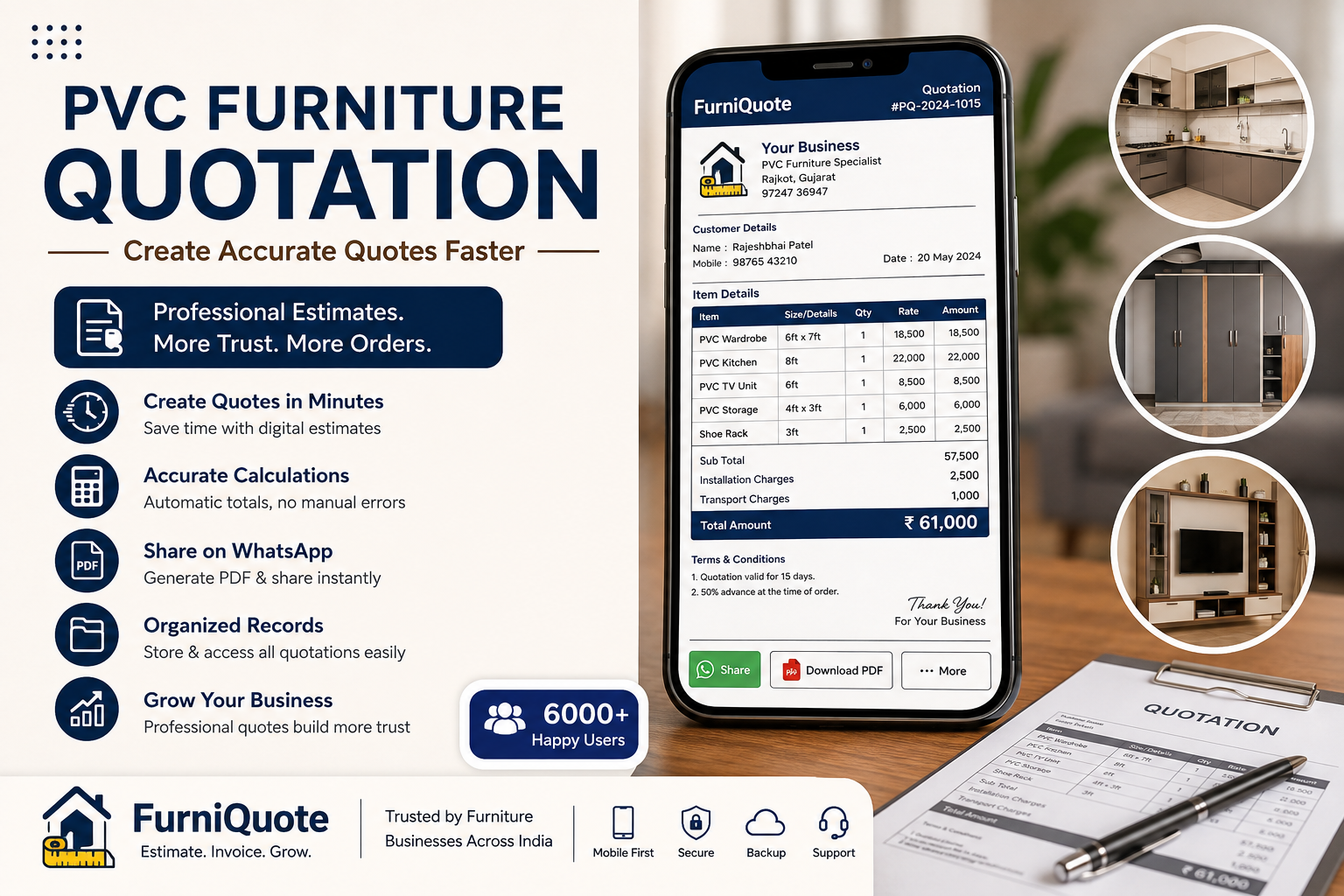 PVC Furniture Quotation: How to Create Accurate Quotes Faster