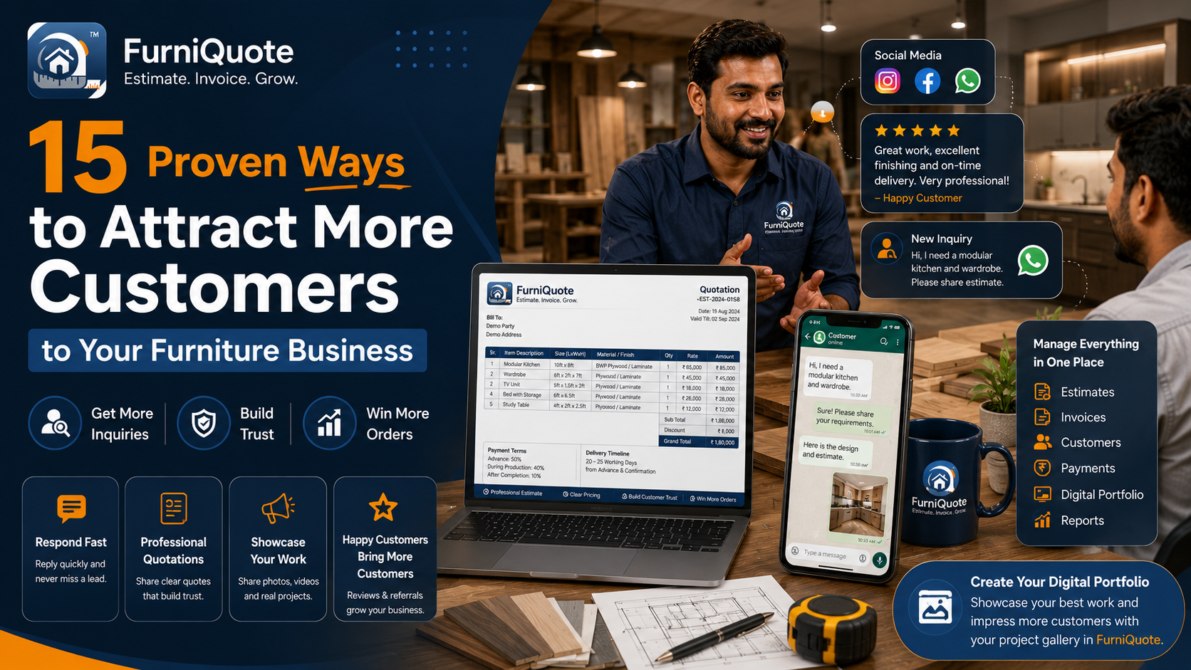 15 Proven Ways to Attract More Customers to Your Furniture Business