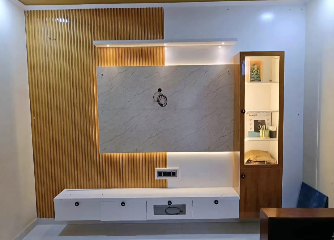 KHODAL FURNITURE - Custom Tv Unit design project in India (Photo 1)
