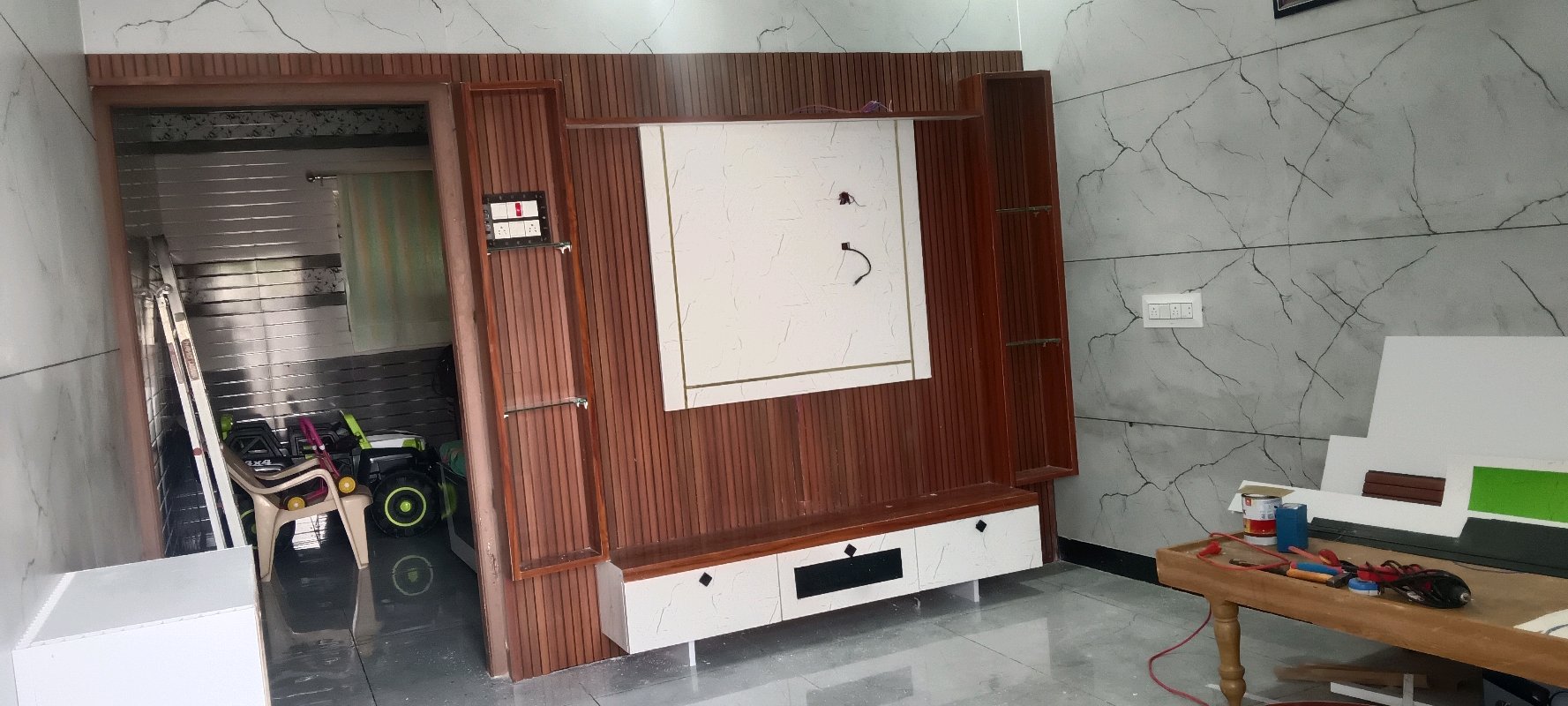 Vishvakarma Pvc& Wooden Furniture - Tv Unit: 1777892436309_compressed in Banas Kantha