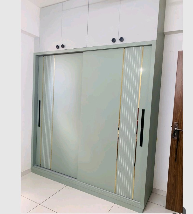 APESHWER KITCHEN POINT & ALUMINIUM - Wardrobes (pvc+pvc High Glossy Laminet): 1778505201225_compressed in Navsari