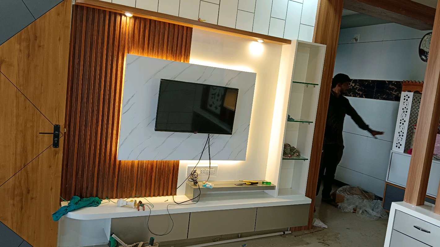 Vishvakarma Pvc& Wooden Furniture - Tv Unit: 1777892436859_compressed in Banas Kantha
